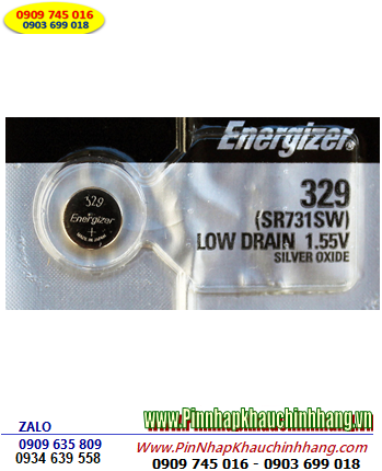 Energizer SR731SW _Pin 329; Pin đồng hồ 1.55v Silver Oxide Energizer SR731SW chính hãng 